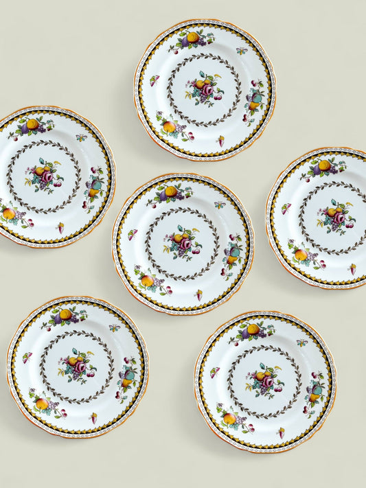Spode Set of 6 Bread & Butter Plates - 'Rockingham' Collection (Modern Version) - SOSC Home