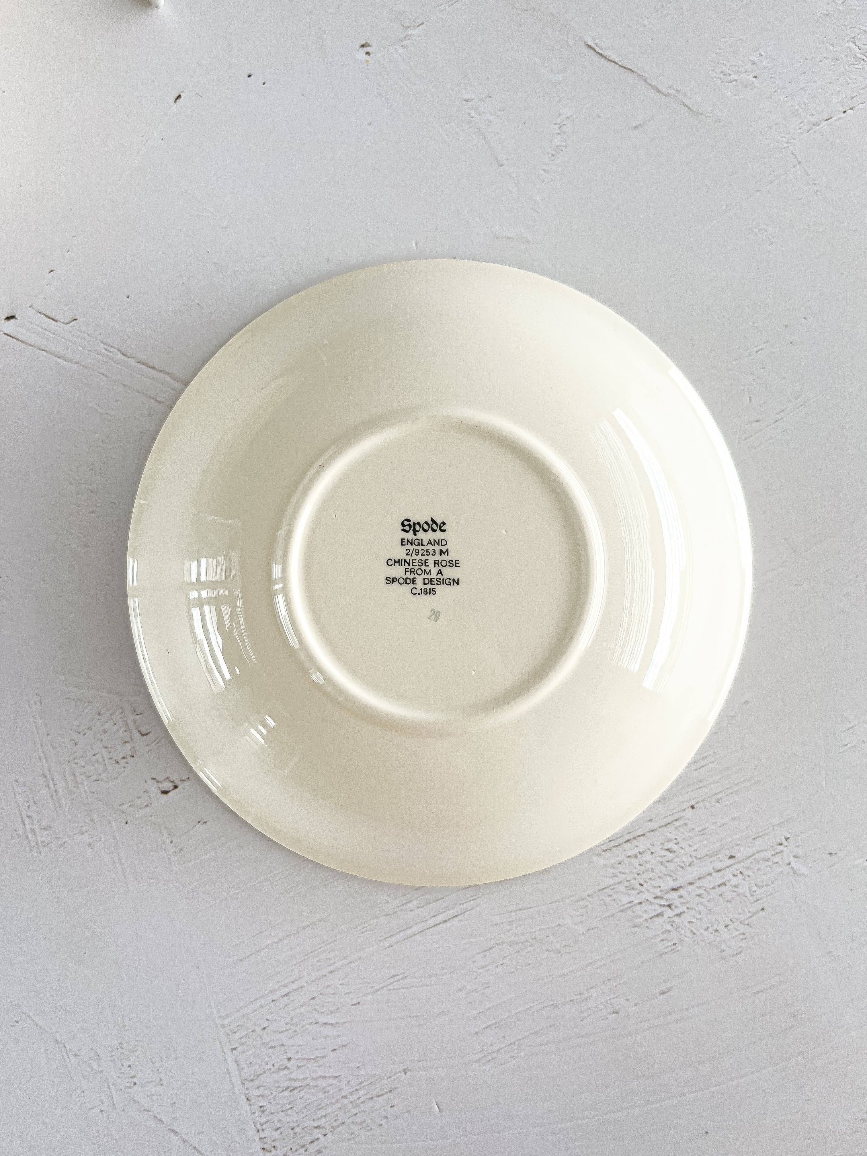 Spode Set of 6 Fruit/Dessert Bowls - 'Chinese Rose' Collection