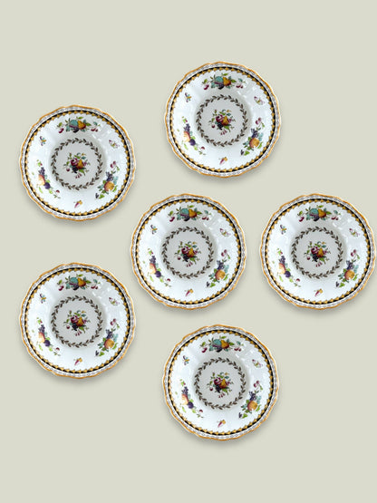 Spode Set of 6 Fruit/Dessert Bowls - ‘Rockingham’ Collection (Modern Version) - SOSC Home