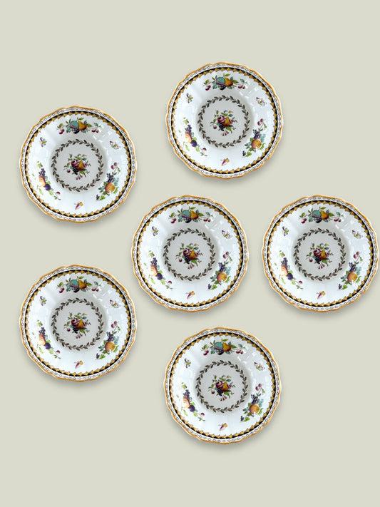 Spode Set of 6 Fruit/Dessert Bowls - ‘Rockingham’ Collection (Modern Version) - SOSC Home