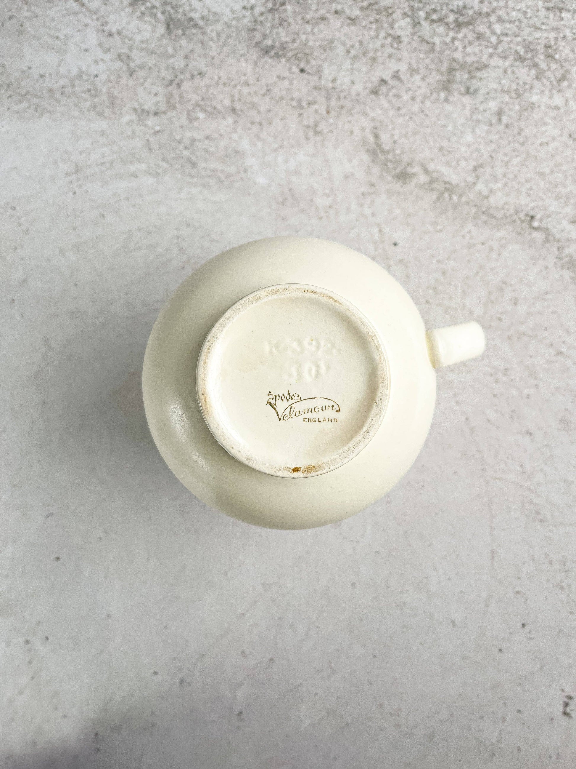 Spode Velamour Creamer - ‘K392’ Design - SOSC Home