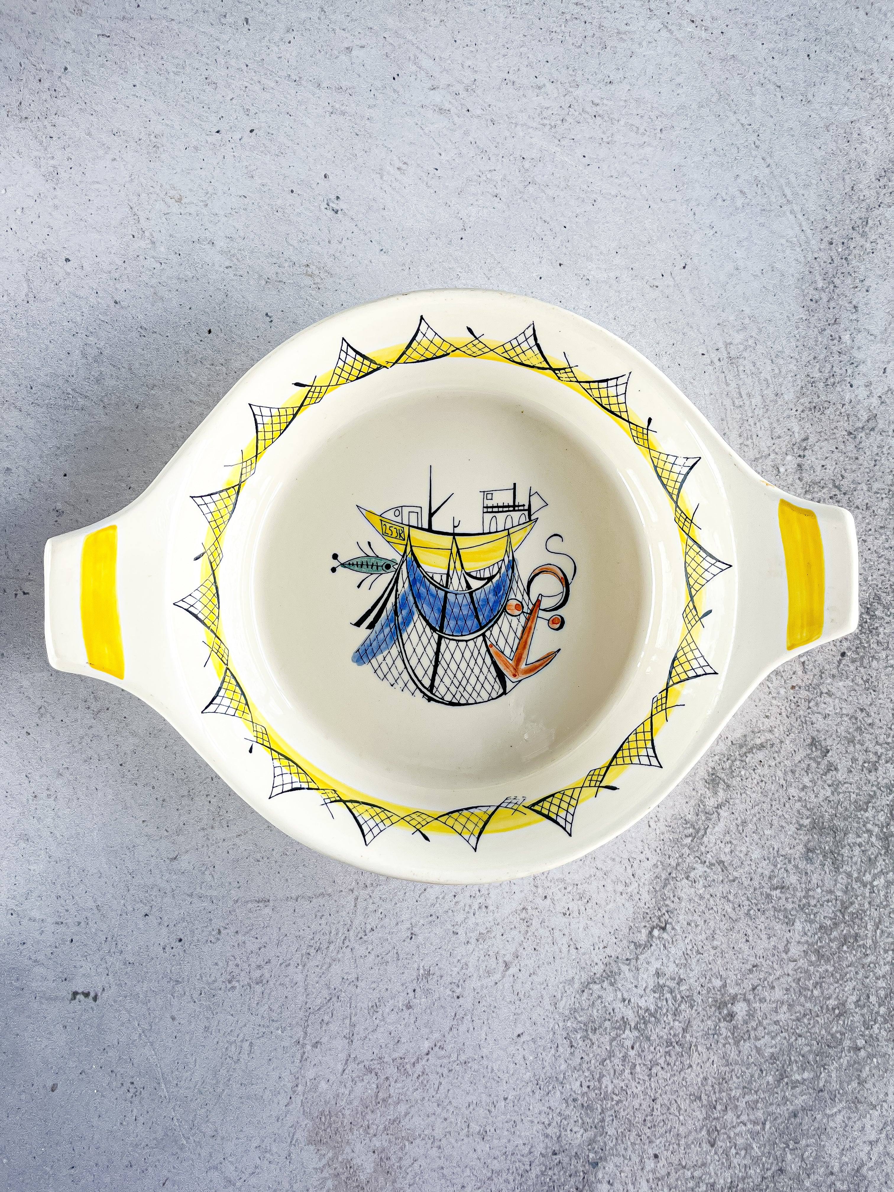 Stavangerflint Flamingo Vegetable Dish - 'Maritim' Collection