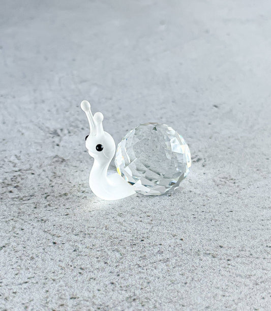 Swarovski 'In a Summer Meadow' Collection - Snail with Frosted Head - SOSC Home