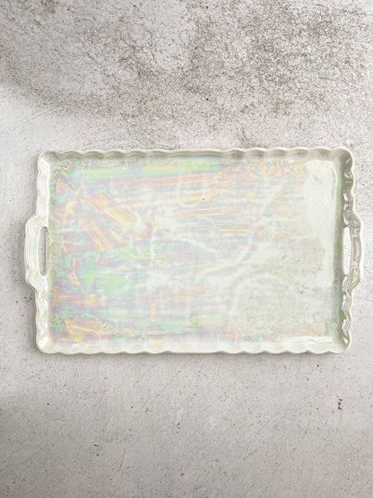 Victoria Czechoslovakia Rectangular Tray - Iridescent Lustreware Finish - SOSC Home