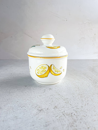 Villeroy & Boch 'Malaga' Collection Jam Pot - Lemons Design - SOSC Home