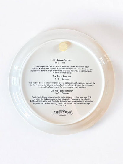 Villeroy & Boch 'Summer' Wall Plate (No.2) | The Four Seasons Collection - SOSC Home