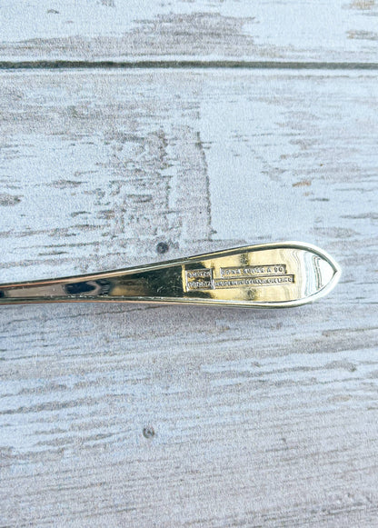 Viners of Sheffield Set of 6 Teaspoons - Outlined Pattern - SOSC Home