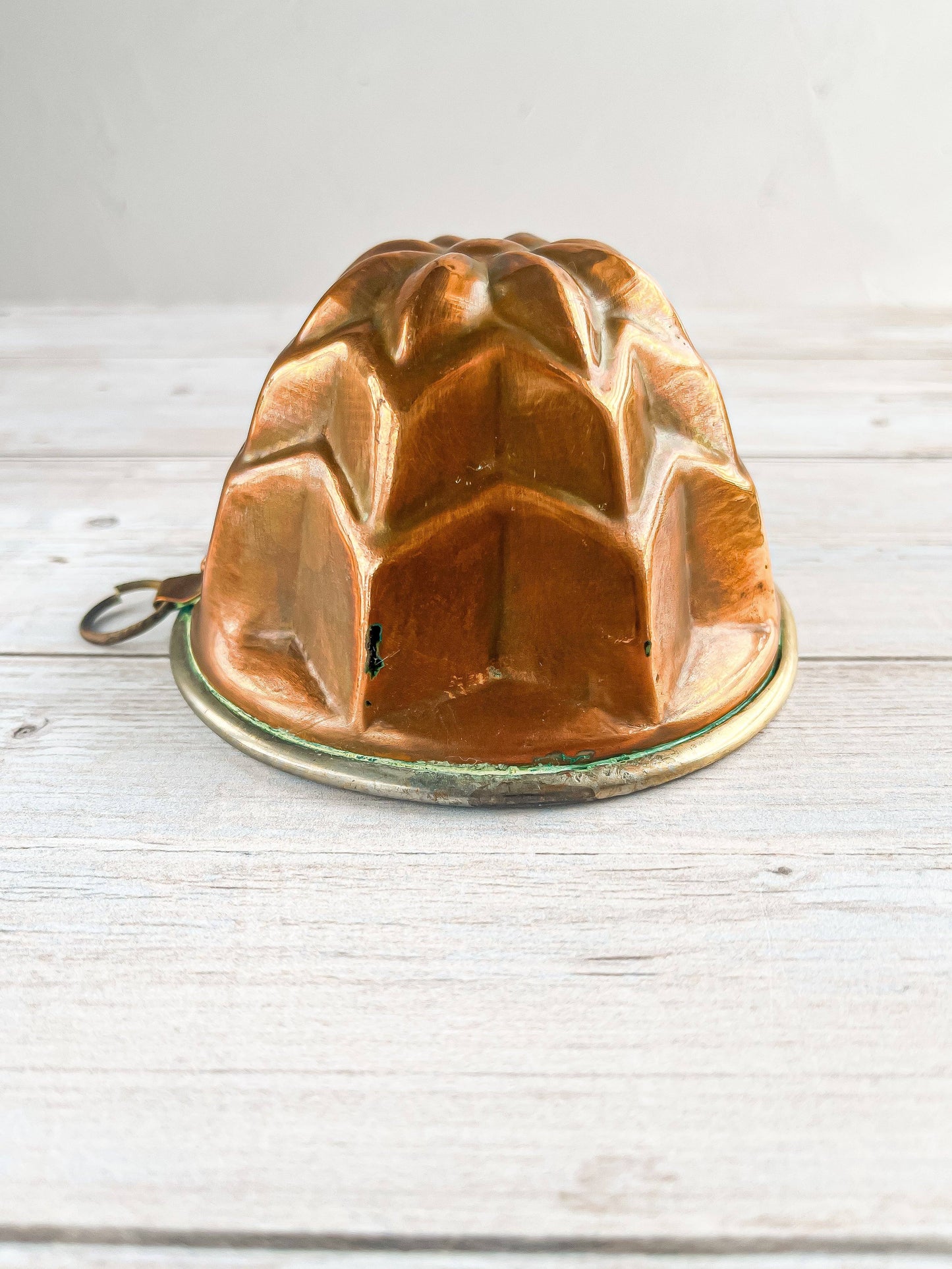 Vintage Copper Jelly Mould - Starburst Design - SOSC Home