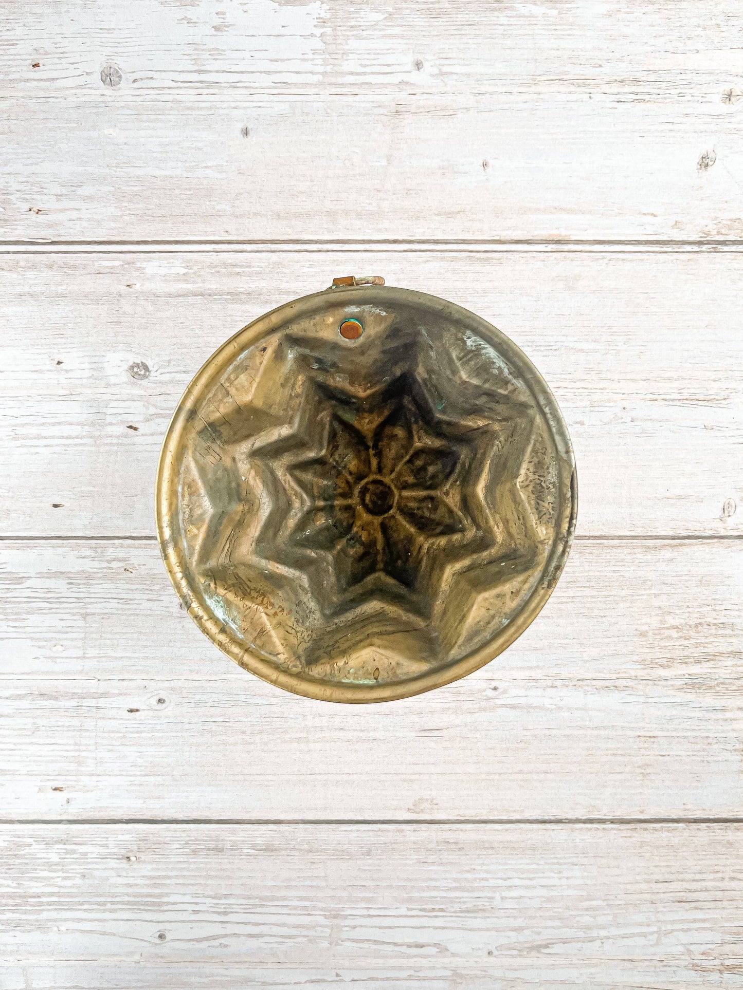 Vintage Copper Jelly Mould - Starburst Design - SOSC Home