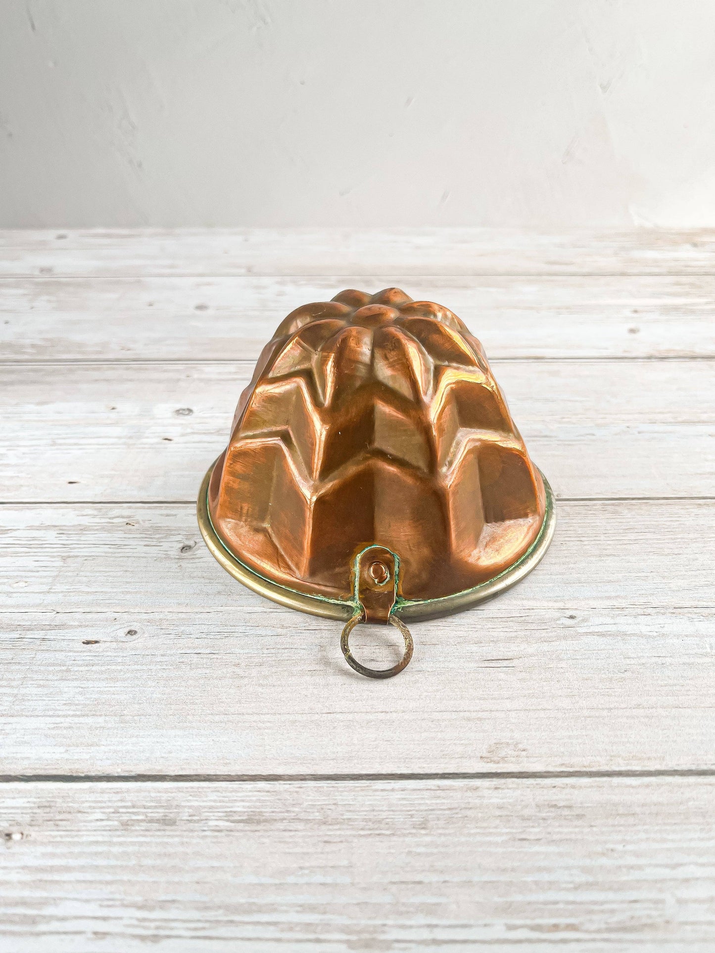 Vintage Copper Jelly Mould - Starburst Design - SOSC Home