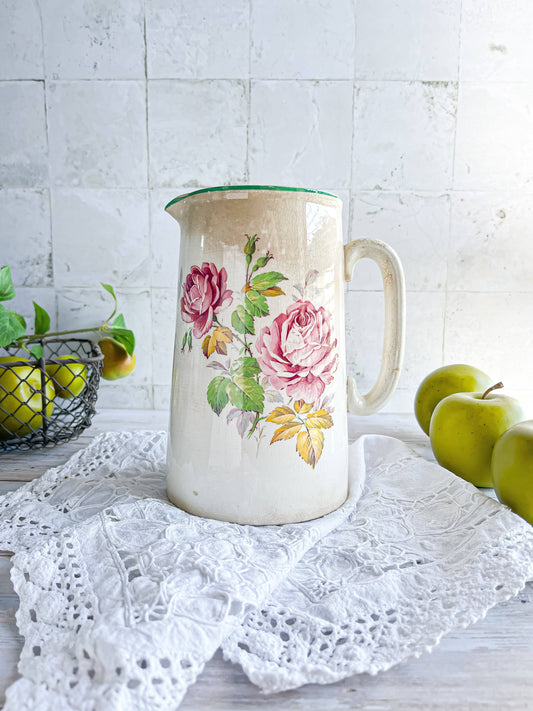 Vintage Floral Ceramic Jug - Made in England, Pattern No. 2780 - SOSC Home