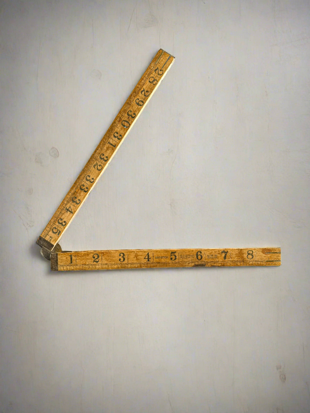 Rubin's Ruler Vintage Folding Carpenter's Ruler – SOSC Home