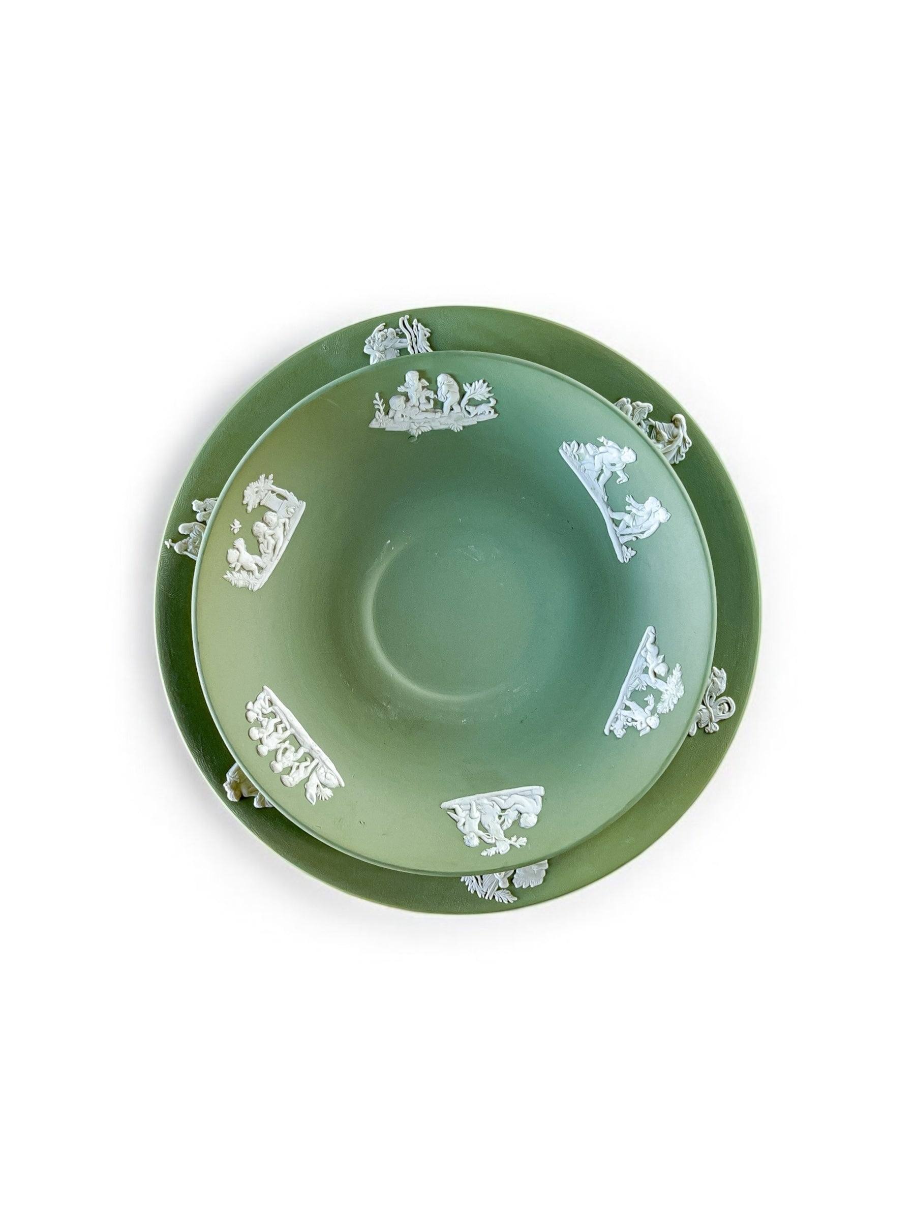 Wedgwood Jasperware Celadon Green Trio – SOSC Home