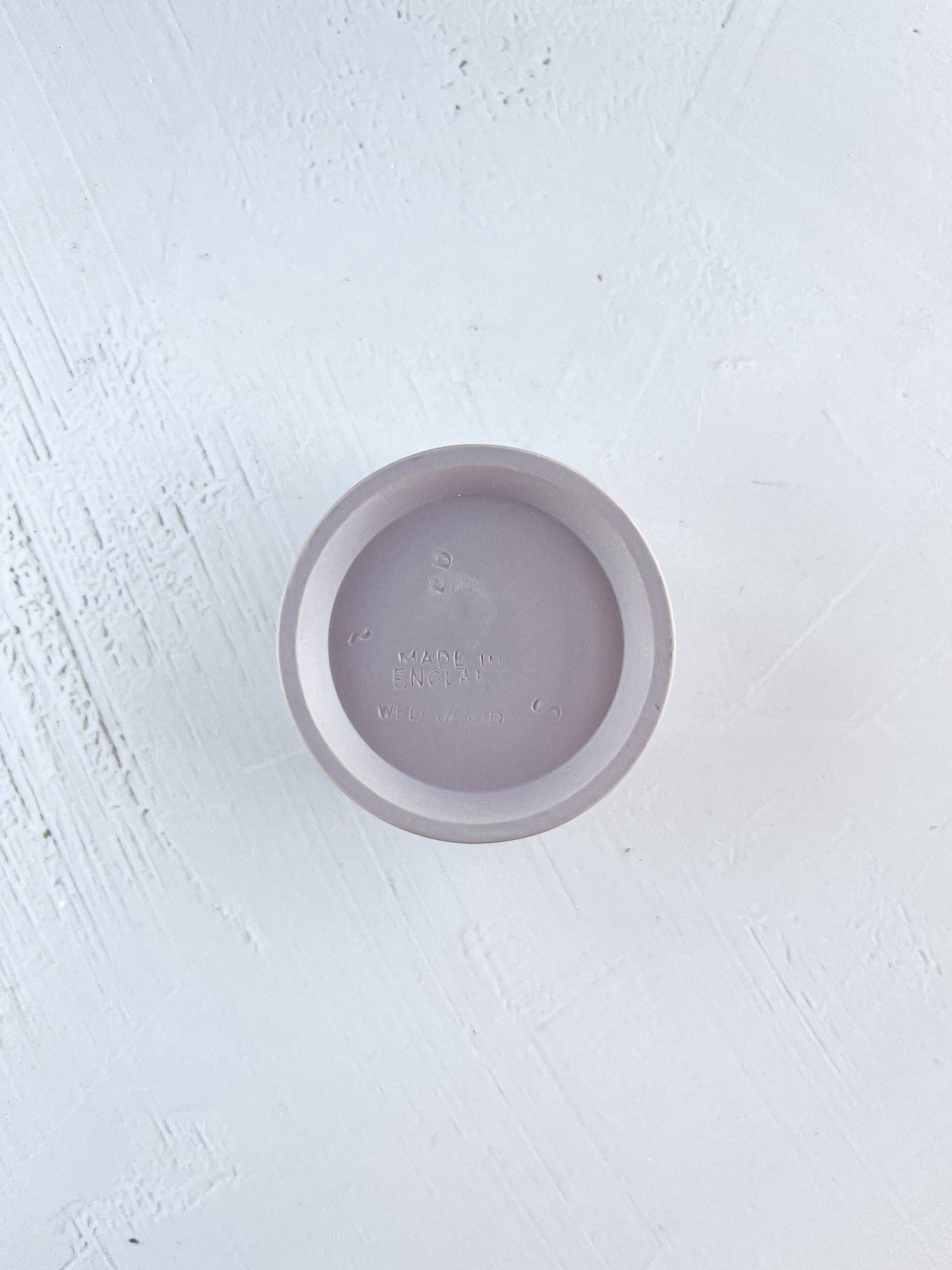 Wedgwood Jasperware Lilac Miniature Round Box - 'Aurora' Design - SOSC Home