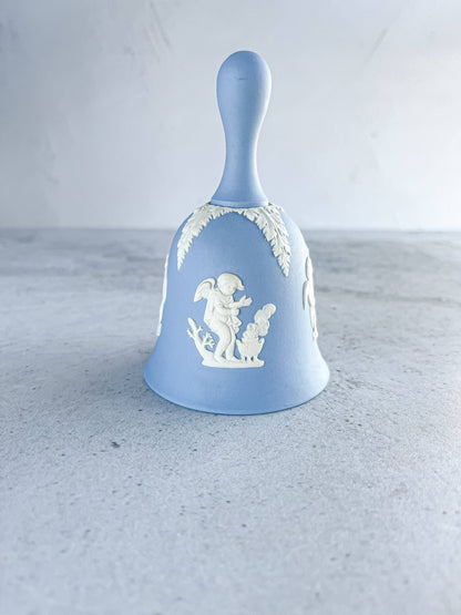 Wedgwood Jasperware Pale Blue Bell - ‘Cupid’ Design - SOSC Home