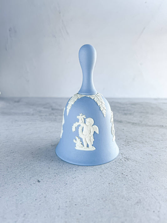 Wedgwood Jasperware Pale Blue Bell - ‘Cupid’ Design - SOSC Home