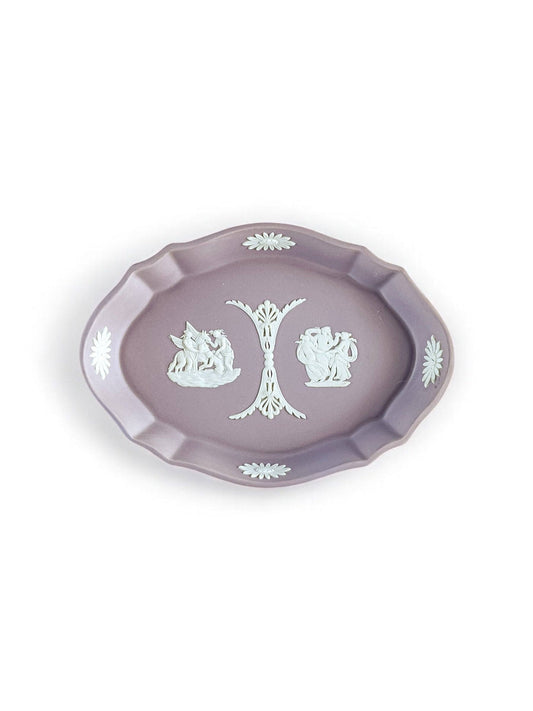 Wedgwood Jasperware Small Scalloped Tray – Lilac Colour - SOSC Home