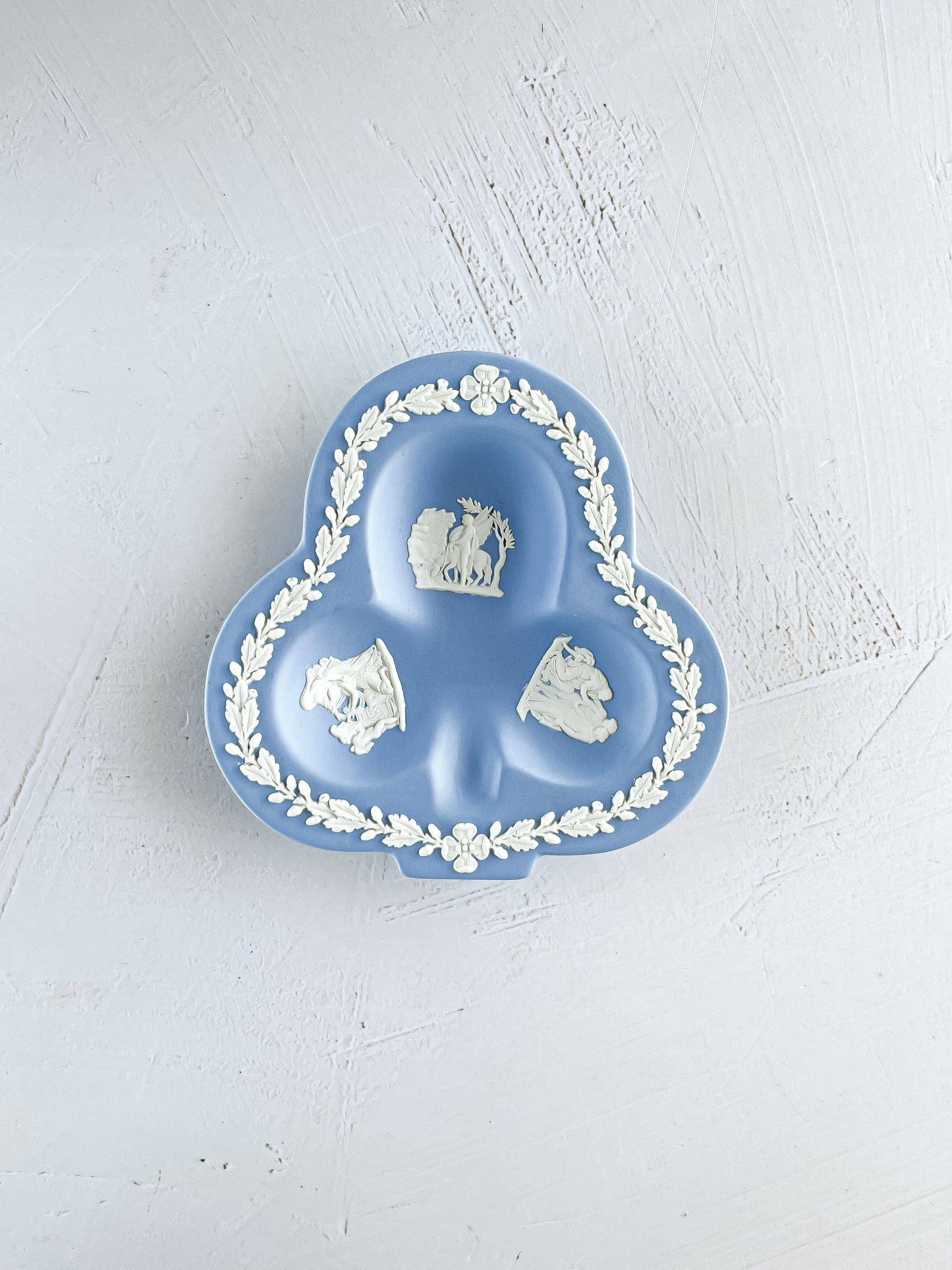 Wedgwood Pale Blue Small Club Shape Ashtray - Multiple Variants - SOSC Home