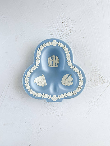 Wedgwood Pale Blue Small Club Shape Ashtray - Multiple Variants - SOSC Home