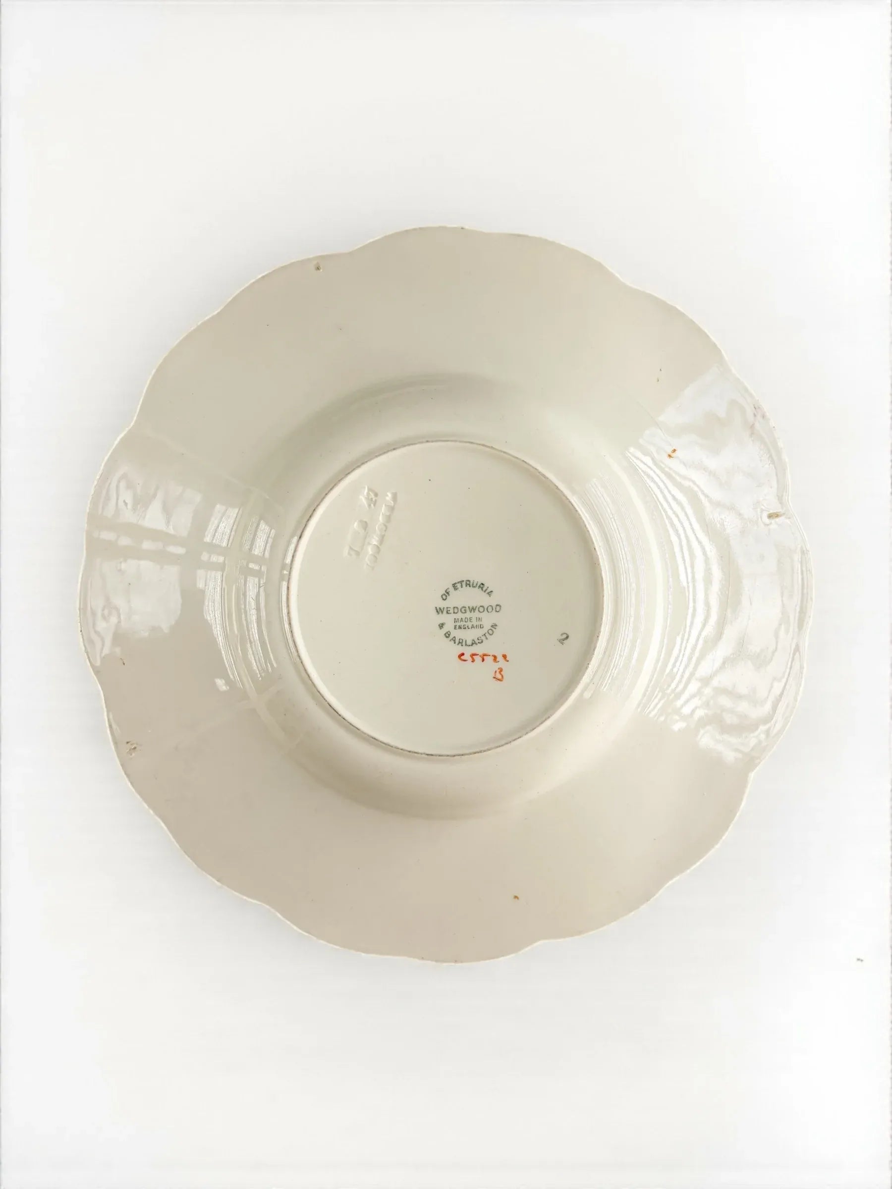 Wedgwood Queen’s Ware Salad/Dessert Plate | Pattern E5522 - SOSC Home