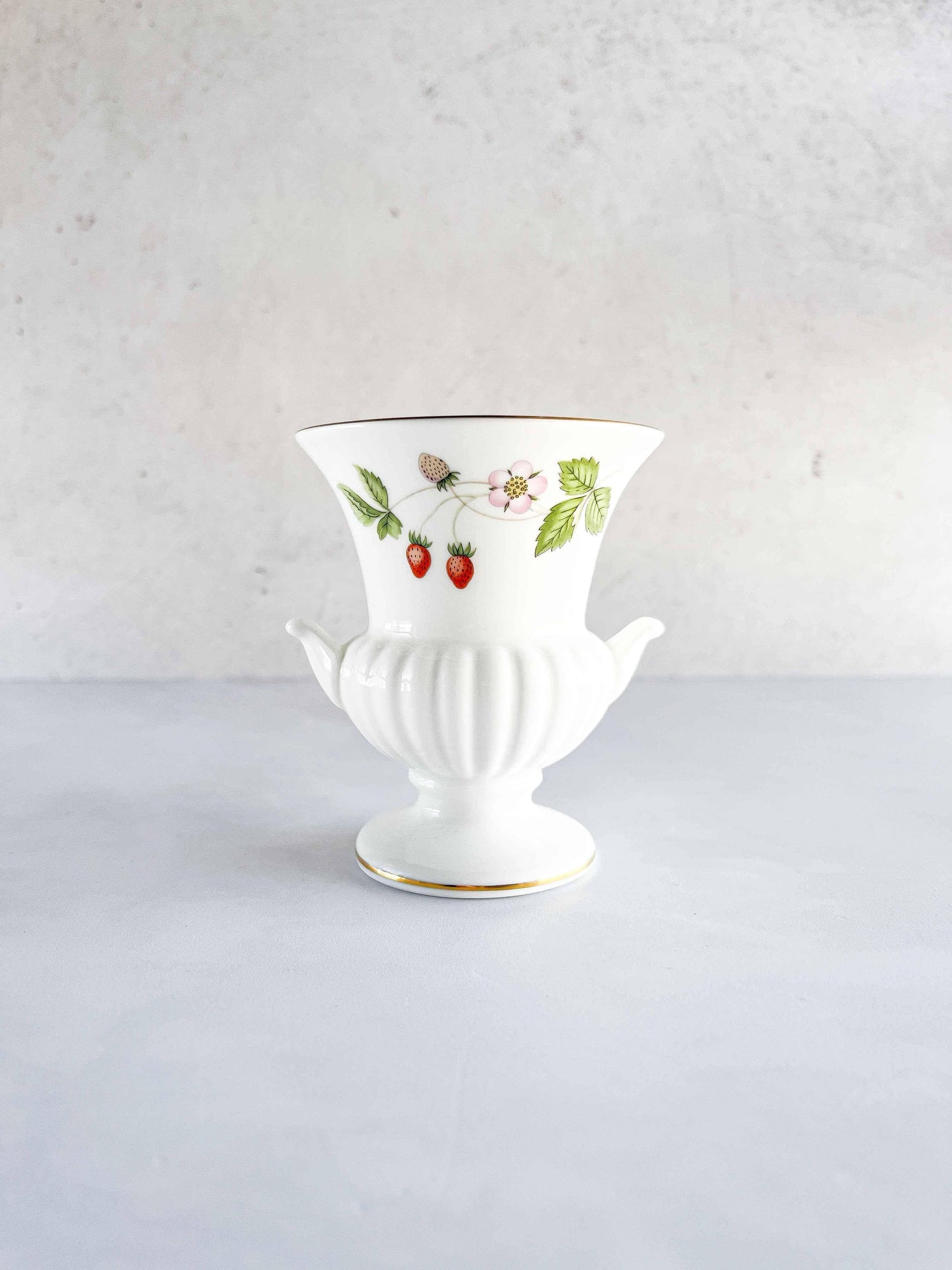 Wedgwood Urn Bud Vase - Wild Strawberry - SOSC Home
