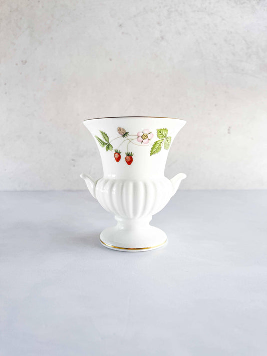 Wedgwood Urn Bud Vase - Wild Strawberry - SOSC Home