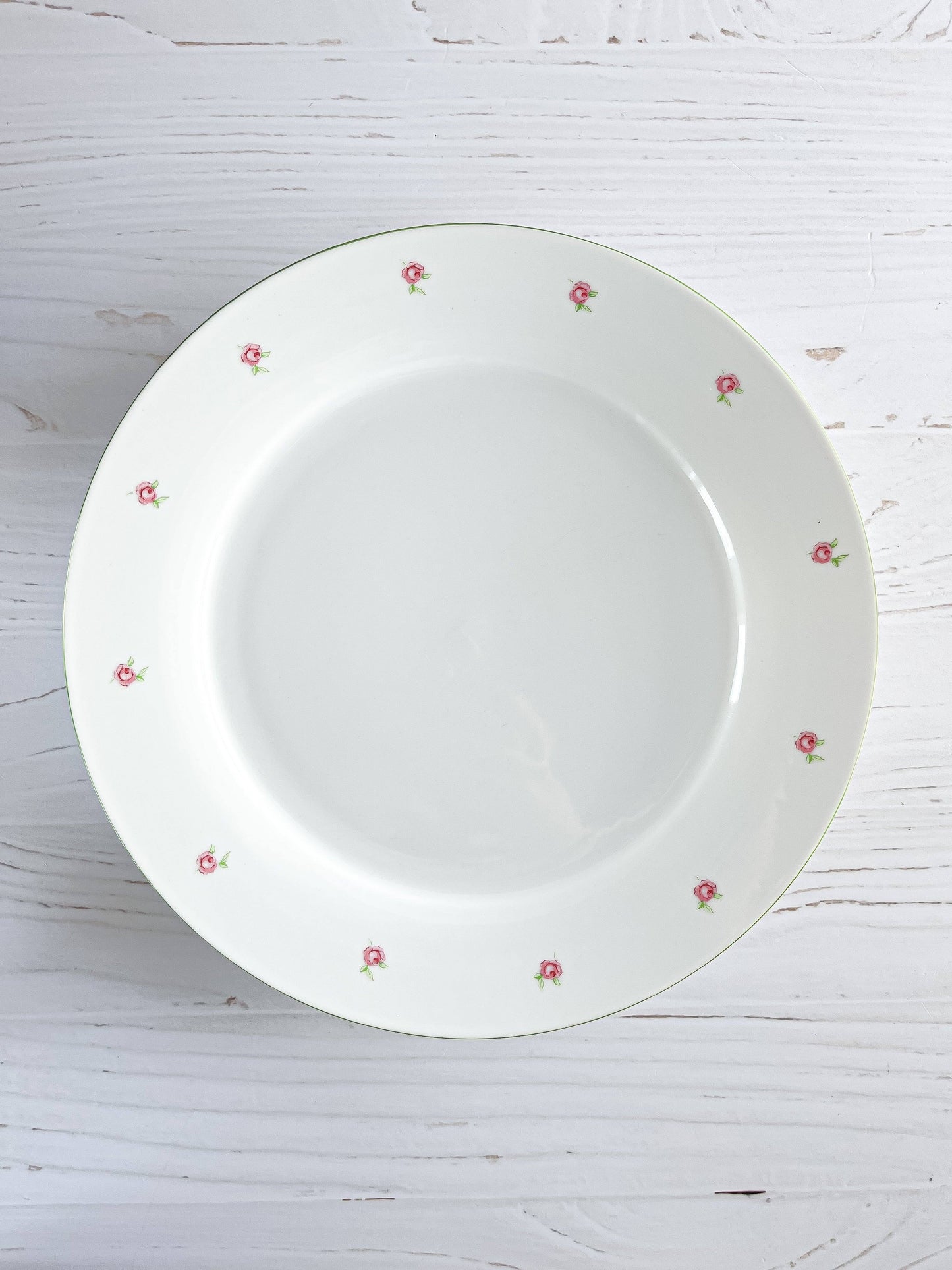 Wiesenthal Dinner Plates, Sugar Canister, Vase, & Salt/Pepper Set - 'Rose Garden' Design - SOSC Home