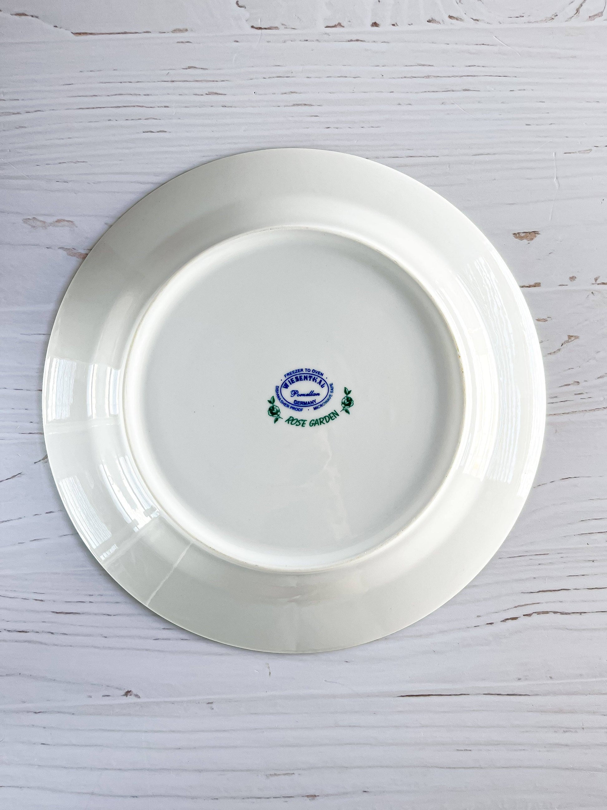 Wiesenthal Dinner Plates, Sugar Canister, Vase, & Salt/Pepper Set - 'Rose Garden' Design - SOSC Home