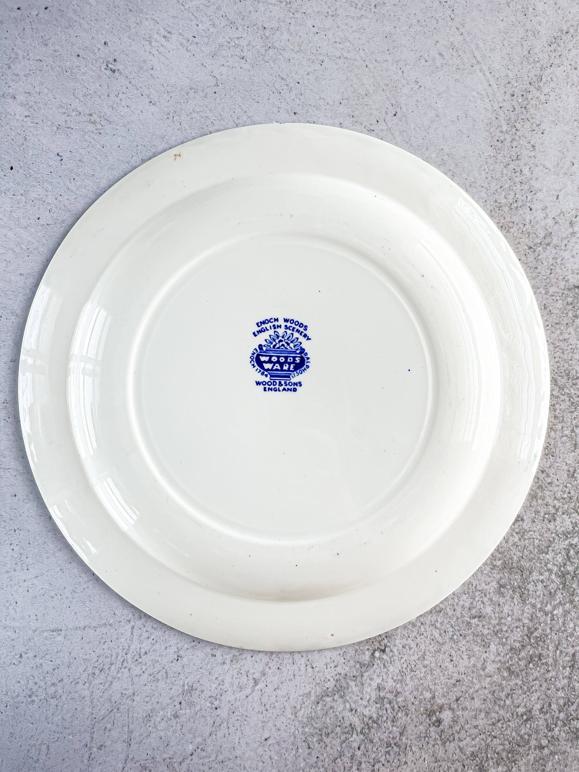 Wood & Sons ‘English Scenery’ Collection Dinner Plate – Horse Cart Scene - SOSC Home